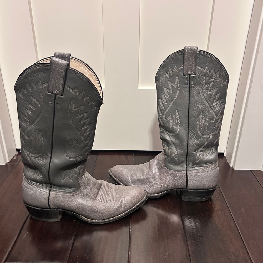 Vintage Men’s 8.5 Bona Allen Boots - Gray - no longer made